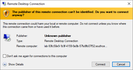 Remote VM permission