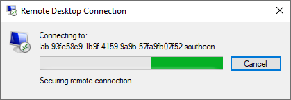 Connection Progress