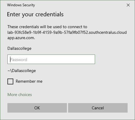 Windows Security Credentials