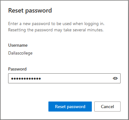 Azure Labs Rest Password