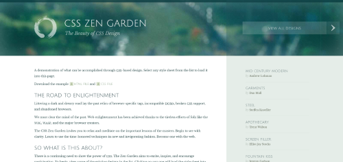 CSS Zen Garden