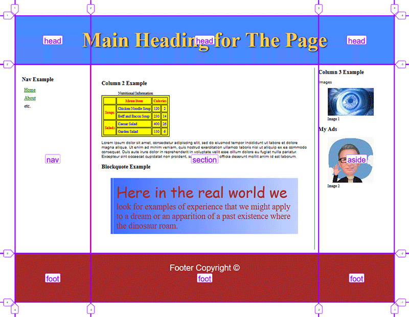 Grid Lyout screenshot